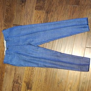 SuitSupply LAZIO Men 38R Wool Silk Linen Slim Trousers